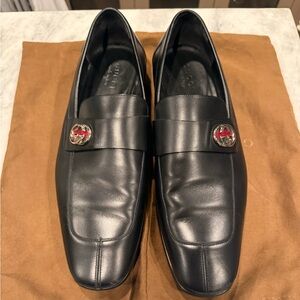 Gucci Black Leather Soles